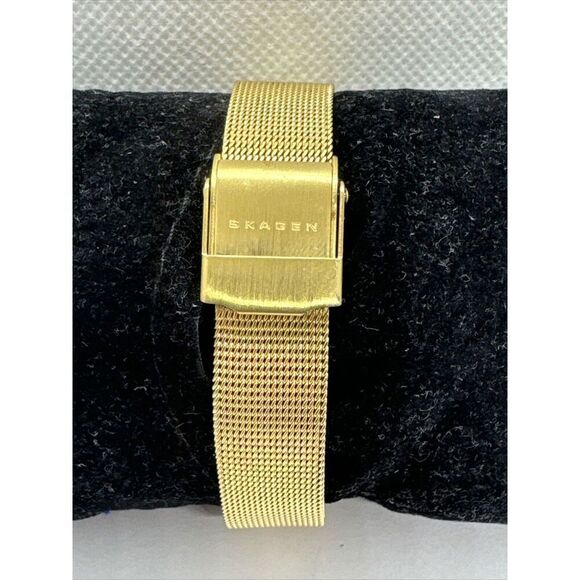 Skagen 107SGGD Women\'s Gold Tone Stainless Steel Analog Dial Quartz Watch AEA209 main image 10